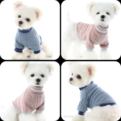 Winter warm casual dog turtleneck pet clothing